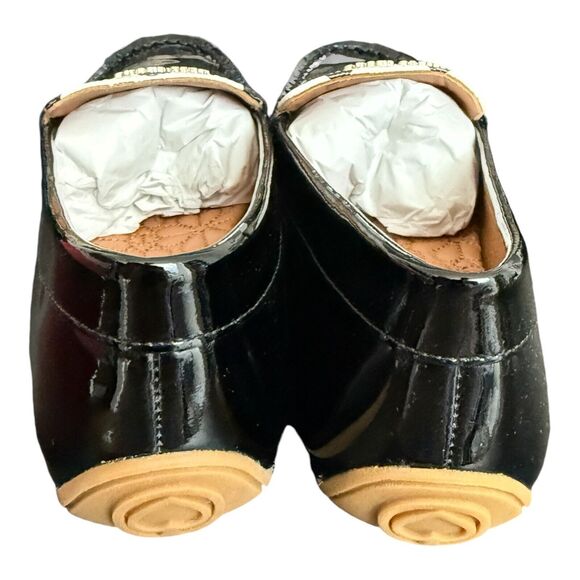 Kate Spade New York Deck Driving Loafers Size 5 Black Patent Leather Polka Dots - Picture 6 of 9